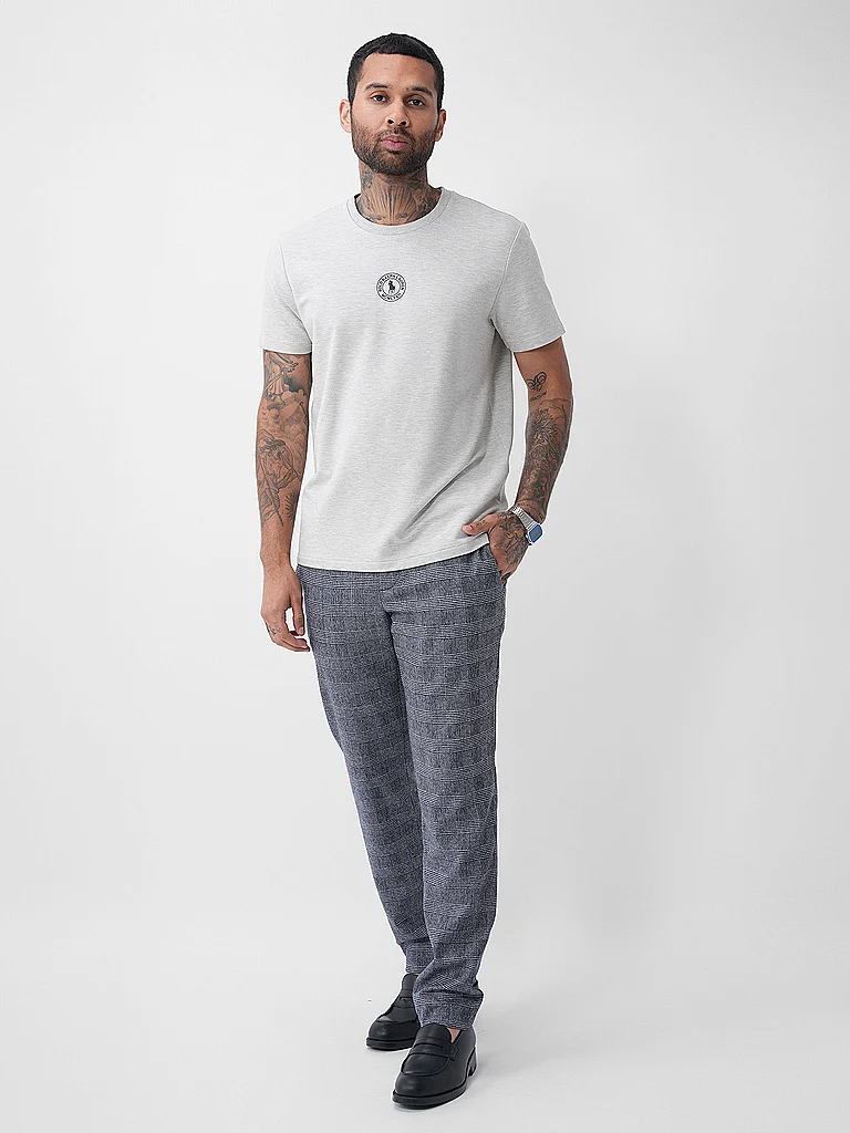 Polo Ralph Lauren pour homme. 714P01951002 T-shirt en tissu éponge avec logo gris (XL), Casuel, Coton, Manche courte 2